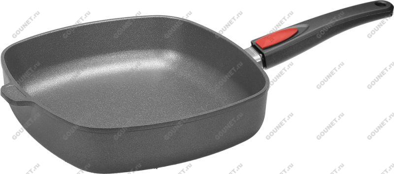 Сковорода квадратная WOLL Titan Plus 28 х 28 см со съемной ручкой, 1628