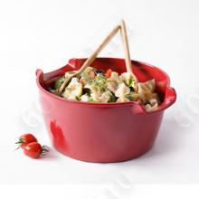 Набор посуды Green Pan Hot Pot CW0001862, 24 см (5л)  с пароваркой, красная миска