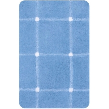 Коврик для ванной комнаты Spirella 1013100 KARO  60x90 см (голубой),акрил